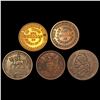 Image 1 : [5] Civil War Token Lot HIGH GRADE