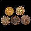 Image 2 : [5] Civil War Token Lot HIGH GRADE