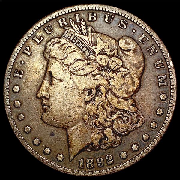 1892-S Morgan Silver Dollar LIGHTLY CIRCULATED