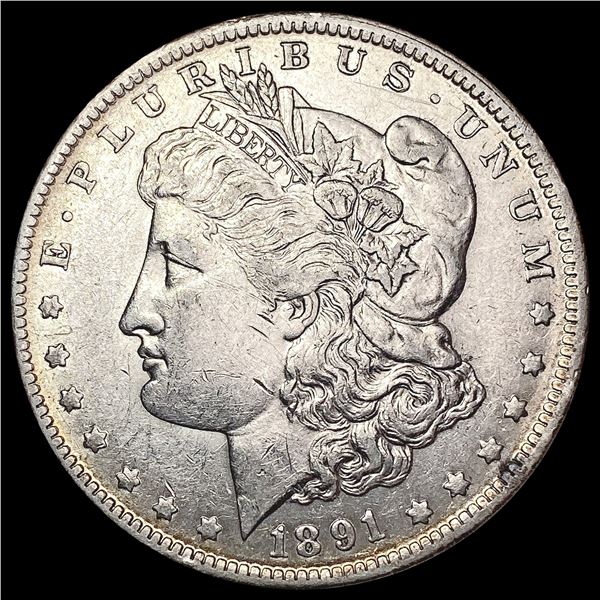 1891-O Morgan Silver Dollar CLOSELY UNCIRCULATED