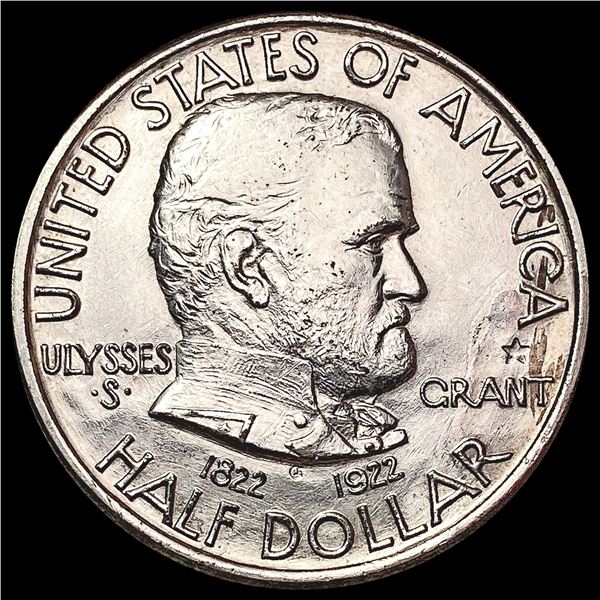 1922 w/ Star Grant Half Dollar GEM BU