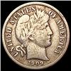 1909-S Barber Dime LIGHTLY CIRCULATED