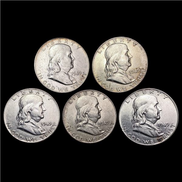 [5]1949 Franklin Half Dollar HIGH GRADE