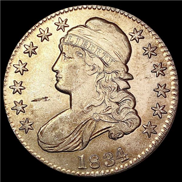 1834 Capped Bust Half Dollar CLOSELY UNCIRCULATED