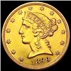Image 1 : 1899 $5 Gold Half Eagle UNCIRCULATED