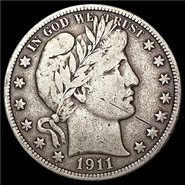1911 Barber Half Dollar LIGHTLY CIRCULATED