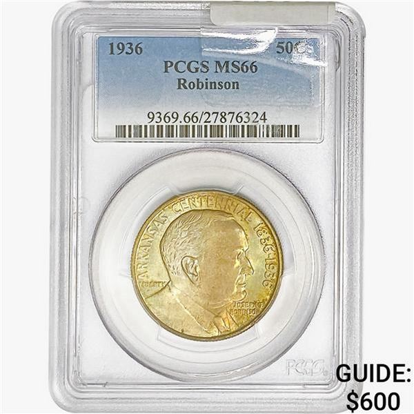 1936 Arkansas Half Dollar PCGS MS66 Robinson
