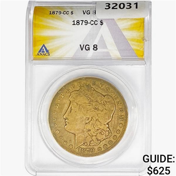 1879-CC Morgan Silver Dollar ANACS VG8