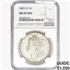 Image 1 : 1883-CC Morgan Silver Dollar NGC MS62 DPL