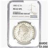 Image 1 : 1883-CC Morgan Silver Dollar NGC MS62 DPL