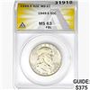 1949-S Franklin Half Dollar ANACS MS63 FBL