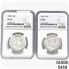 Image 1 : [2]1953 Franklin Half Dollar NGC PF65