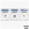 [3]1944-D Mercury Silver Dime PCGS MS66 FB