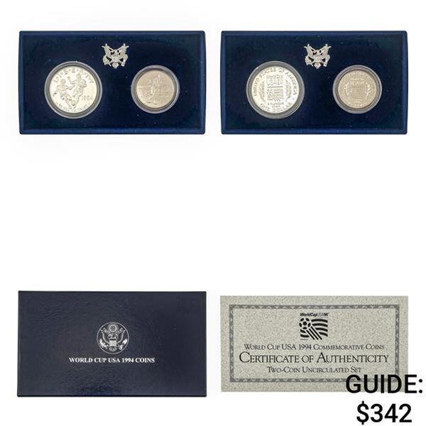 [4]1983-1996 0.76oz Silver $1-Olympics/World Cup