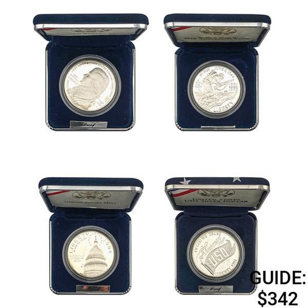[4]1991-2005 0.76oz Silver Commemorative Dollars