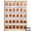 Image 1 : Varied Date Error Lincoln Cent Collection [135 Coins]
