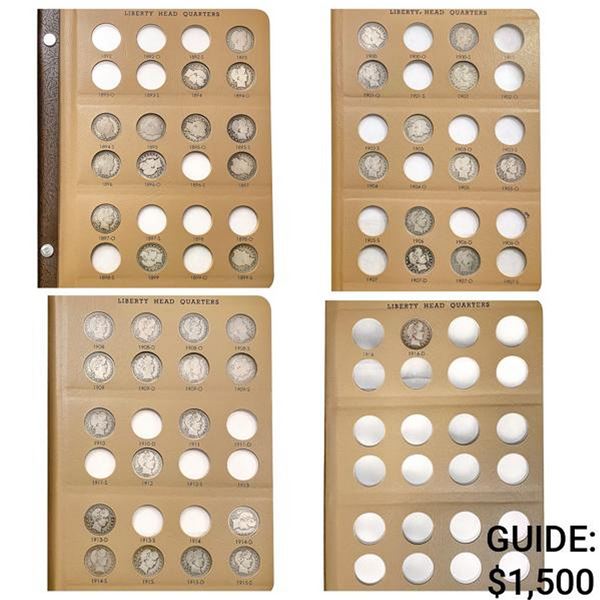 1893-1916 Barber Quarter Collection [42 Coins]