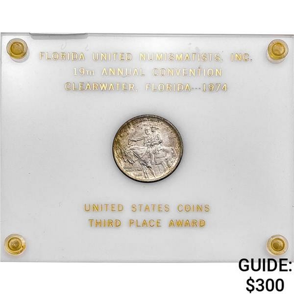1925 BU Stone Mountain Half Dollar; 1974 FUN 3rd Place Award
