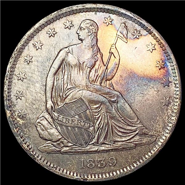 1839 Seated Liberty Half Dollar UNCIRCULATED