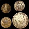 Image 1 : [4] 1868-1906 U.S Type Coin Lot HIGH GRADE
