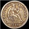 Image 1 : 1848 Seated Liberty Half Dime LIGHTLY CIRCULATED