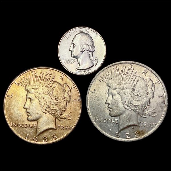 [3] 1923-1940 U.S. Type Coin Lot HIGH GRADE