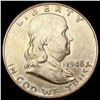 Image 1 : 1948 Franklin Half Dollar CLOSELY UNCIRCULATED