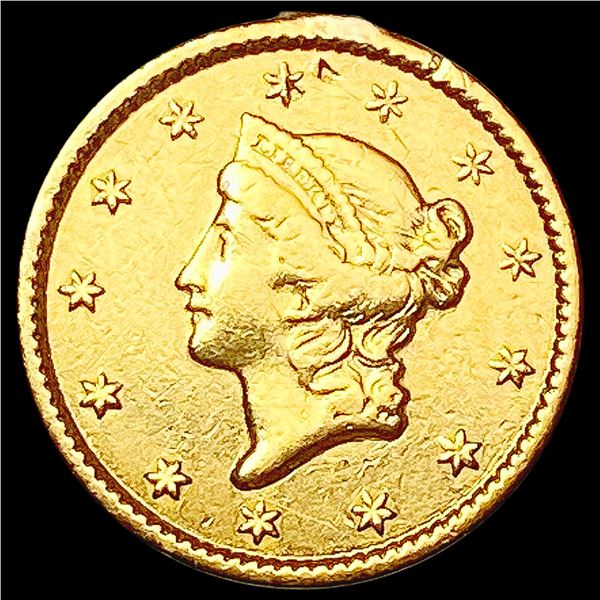 1849 Rare Gold Dollar NEARLY UNCIRCULATED