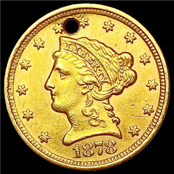 1878 $2.50 Gold Quarter Eagle HIGH GRADE