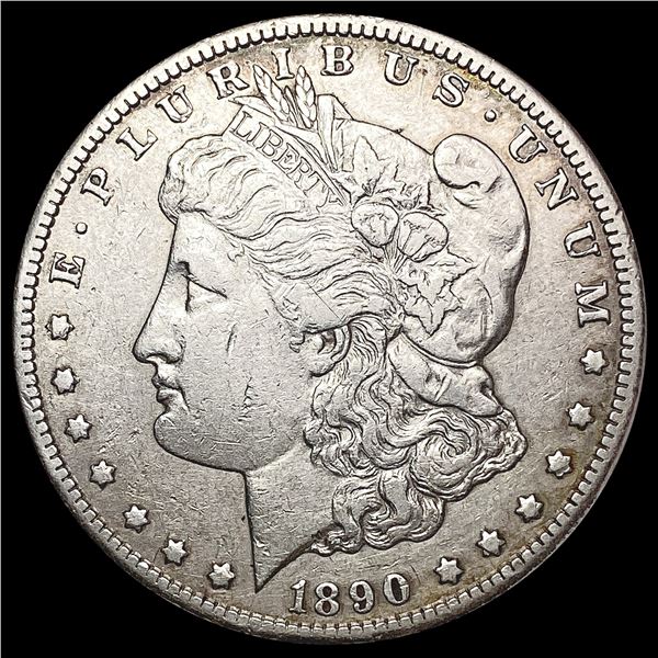 1890-CC Morgan Silver Dollar NEARLY UNCIRCULATED