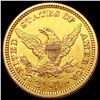 Image 2 : 1861 $2.50 Gold Quarter Eagle UNCIRCULATED