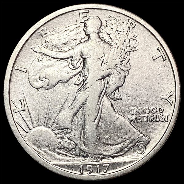 1917 Walking Liberty Half Dollar LIGHTLY CIRCULATED