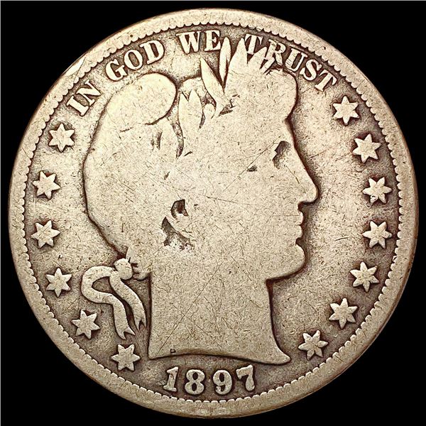 1897 Barber Half Dollar NICELY CIRCULATED