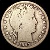 1897 Barber Half Dollar NICELY CIRCULATED