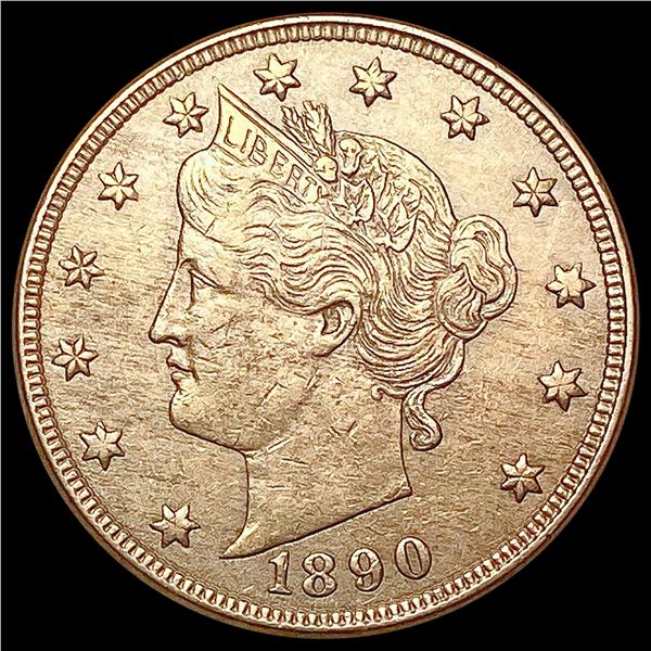 1890 Liberty Victory Nickel CLOSELY UNCIRCULATED
