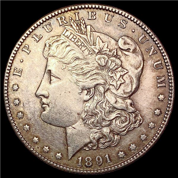 1891-S Morgan Silver Dollar CLOSELY UNCIRCULATED