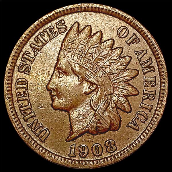 1908 Indian Head Cent LIGHTLY CIRCULATED
