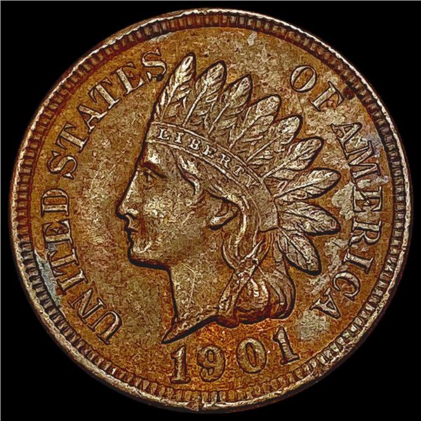 1901 Indian Head Cent CLOSELY UNCIRCULATED