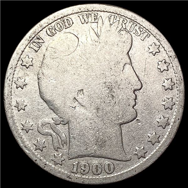 1900-S Barber Half Dollar NICELY CIRCULATED