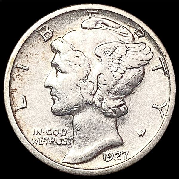 1927-S Mercury Dime CLOSELY UNCIRCULATED