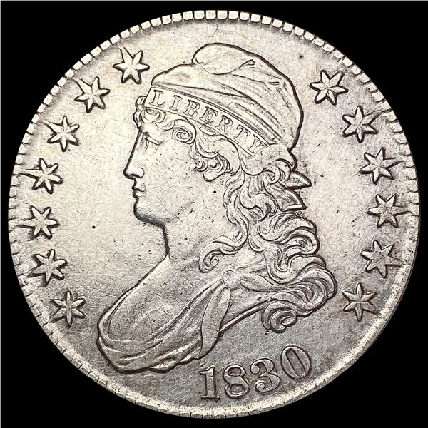 1830 Capped Bust Half Dollar CLOSELY UNCIRCULATED