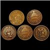 Image 1 : [5] 1863 Civil War Tokens HIGH GRADE