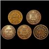 Image 2 : [5] 1863 Civil War Tokens HIGH GRADE