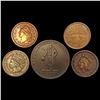 Image 1 : [5] 1834-1864 Civil War Tokens HIGH GRADE