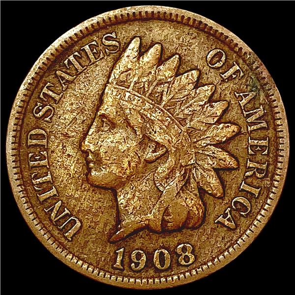 1908-S Indian Head Cent LIGHTLY CIRCULATED