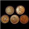 Image 1 : [5] 1863-1864 Civil War Tokens HIGH GRADE