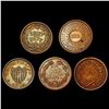 Image 2 : [5] 1863-1864 Civil War Tokens HIGH GRADE