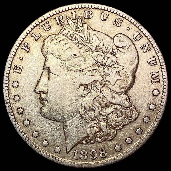 1898-S Morgan Silver Dollar NEARLY UNCIRCULATED