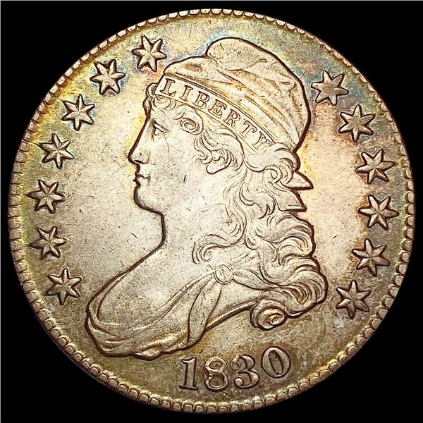 1830 Capped Bust Half Dollar CLOSELY UNCIRCULATED