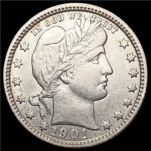 1901 Barber Quarter CLOSELY UNCIRCULATED